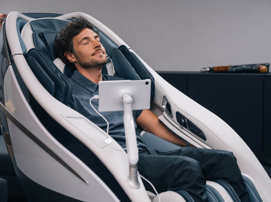 Fotel masujący jako codzienny element regeneracji